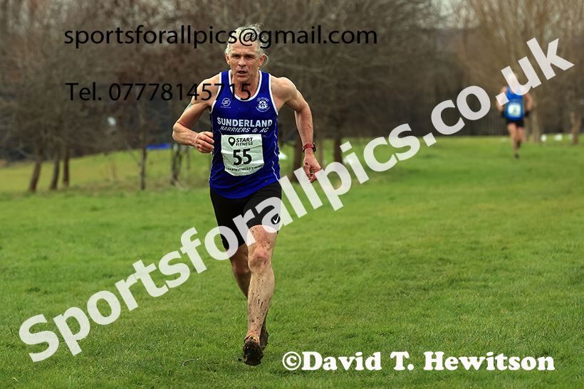 Mens 35s to 64s and, 2025 NEMAA Cross Country Champs., Acklam, Middlesbrough. Photo: David T. Hewitson/Sports for All Pics